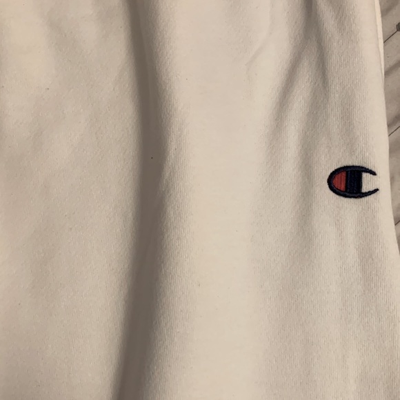 White Champion Sweats - Picture 2 of 3
